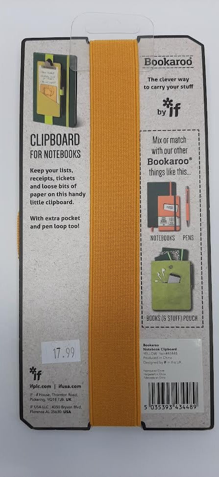 ClipBoard For Notebooks-3x6"-Yelow-43448 