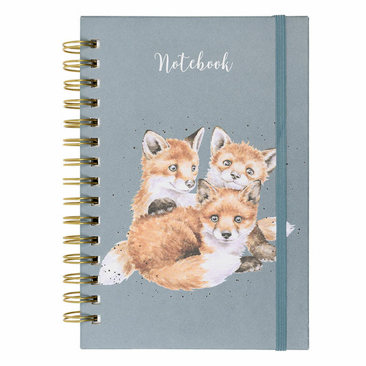 Spiral Notebook - HB026 - Fox Snug as a Cub 