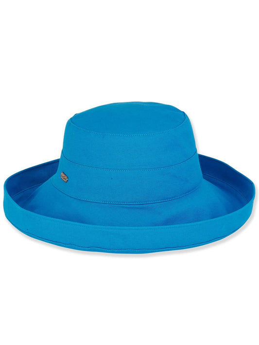 Hat  Blue Cotton Upbrim  Women's-HH1577L 
