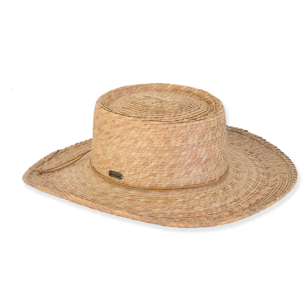 Hat Natural Audrey Palm Straw Gambler Women's HH3177 