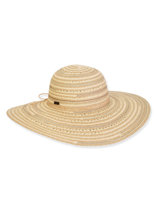 Hat Beige  Paper Poly Braid 5" Brim Women's Hh3363B 