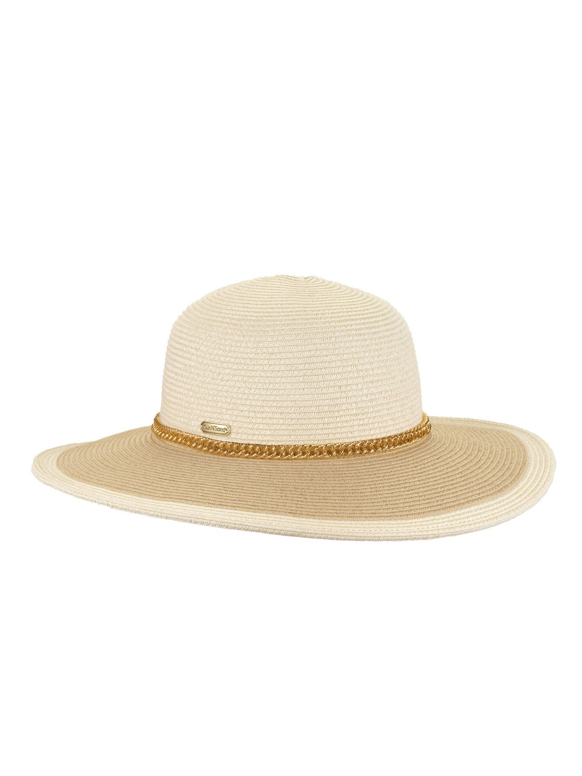 Hat Natural Paper Braid Floppy Adjustable 4" Brim Women's-Hh3441A
