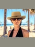 Hat Tan Paper Braid Gambler Adjustable 2.75" Brim Women's-Hh3454A