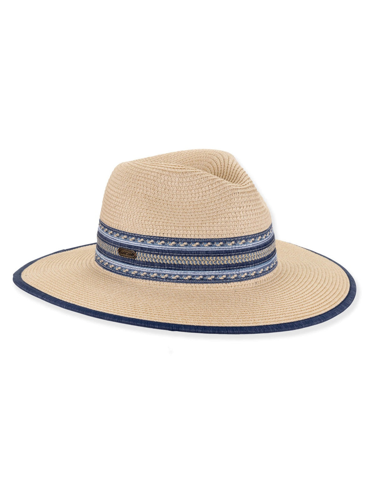 Hat Natural Paper Braid Safari Adjustable 3.5" Brim Women's-Hh3494b
