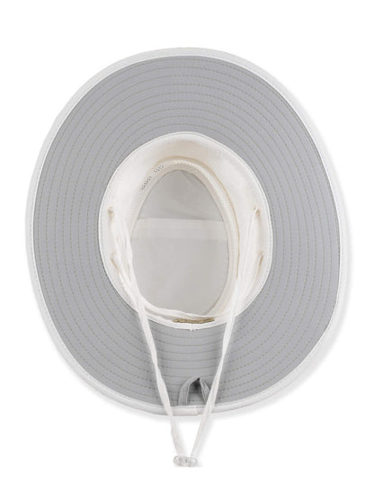 Hat White Poppy Floppy 3.25" Brim Women's-Hh3588A