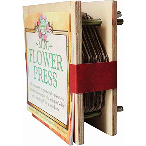 Press Mini Flower Wooden 222025 