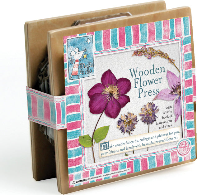 Press Mini Flower Wooden 222025 