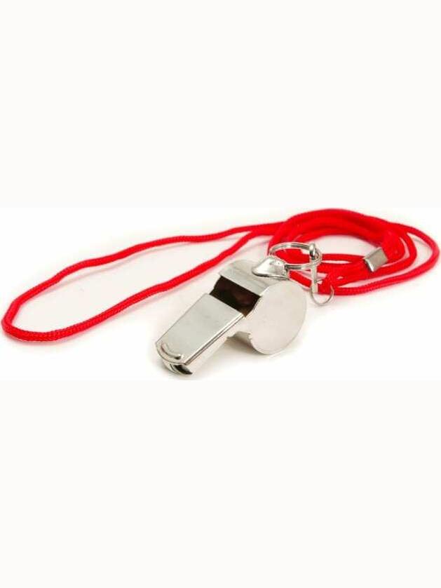 House Of Marbles-Whistle Adventurers Metal With Lanyard&nbsp; 222080