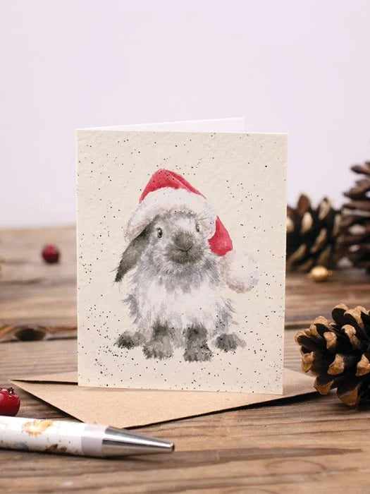 Christmas  Ho Ho Ho Rabbit Gift Enclosure Card Axge020