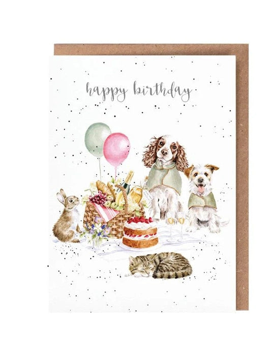 Card Aoc237 The Hoppy Picnic With Love On Your Special Day