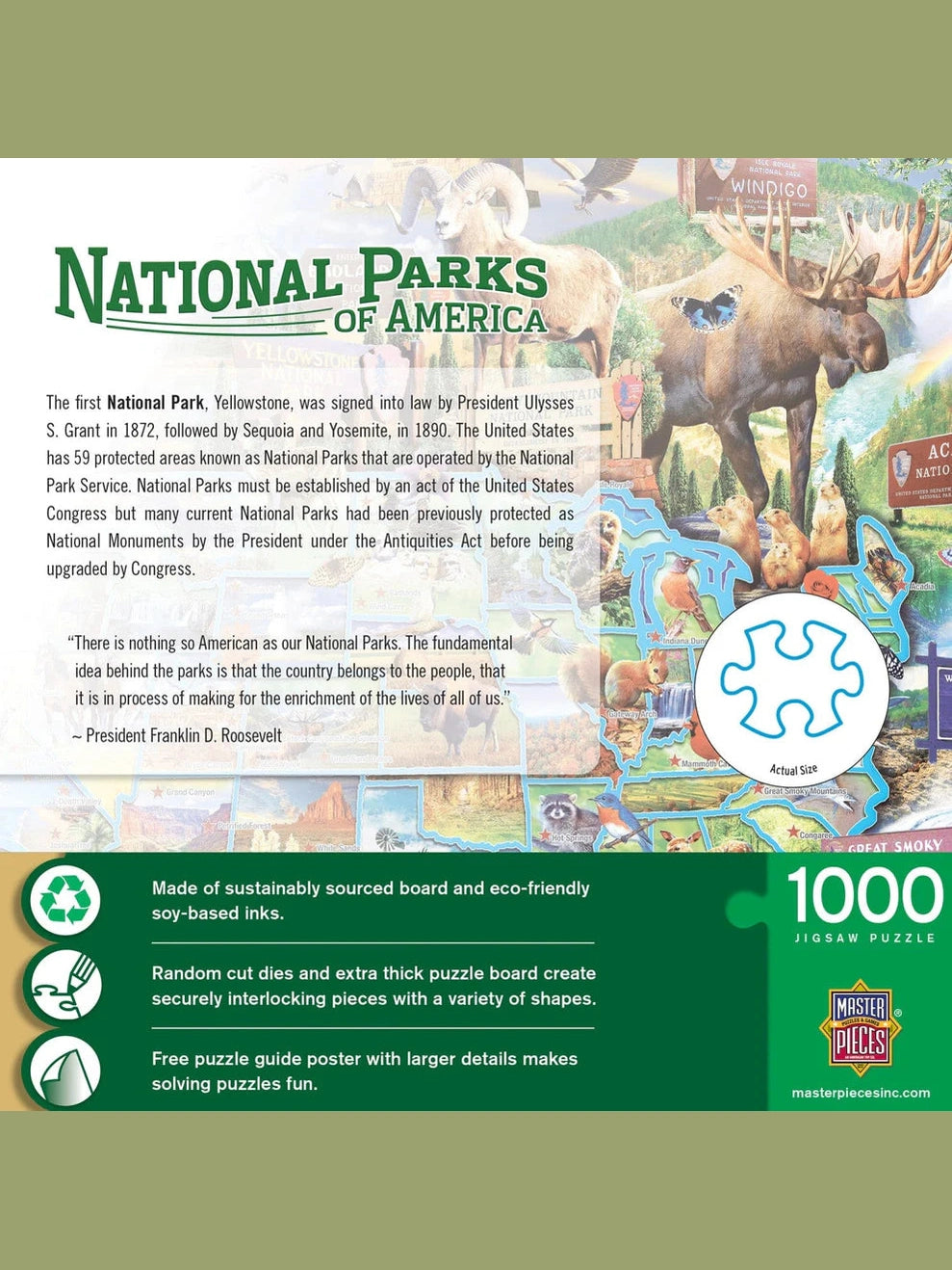 Puzzle 1000 Pc National Parks Of America 71794.01 