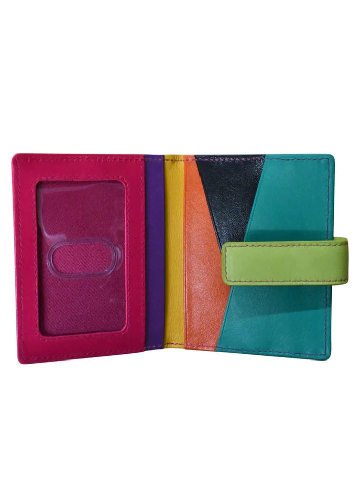 Wallet Mini Asymmetric Card Black Brights 7803