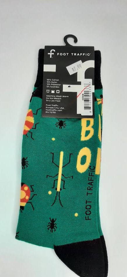 Men's Sock - Insect-Green - 6956M 