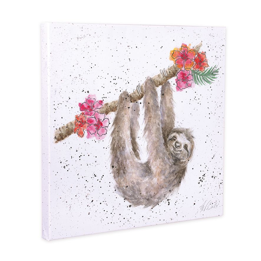 Wrendale Canvas Art Z022 Sloth 