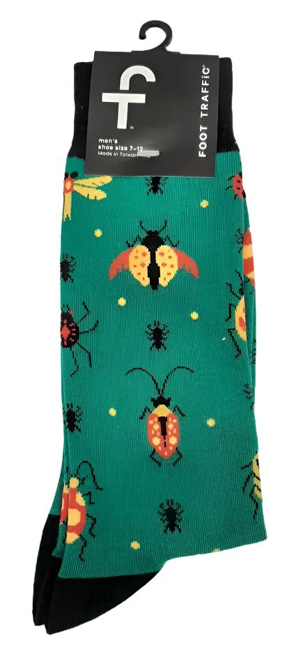 Men's Sock - Insect-Green - 6956M 