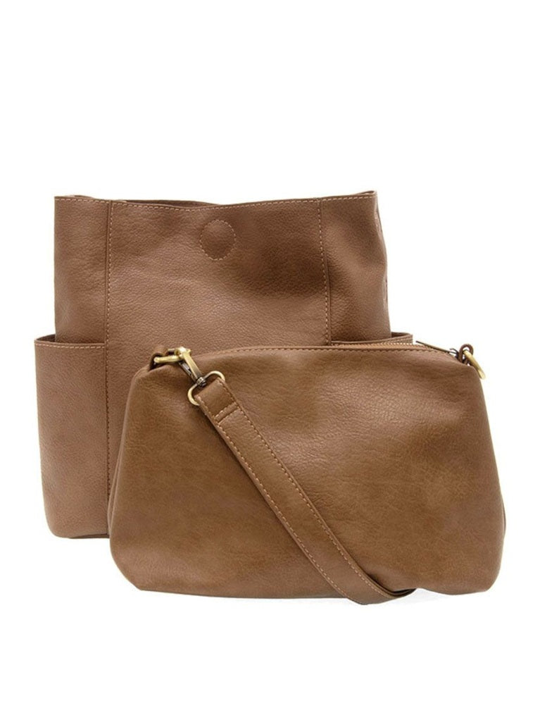 Kayleigh Side Pocket Bucket Bag  L8089-63 Fawn 