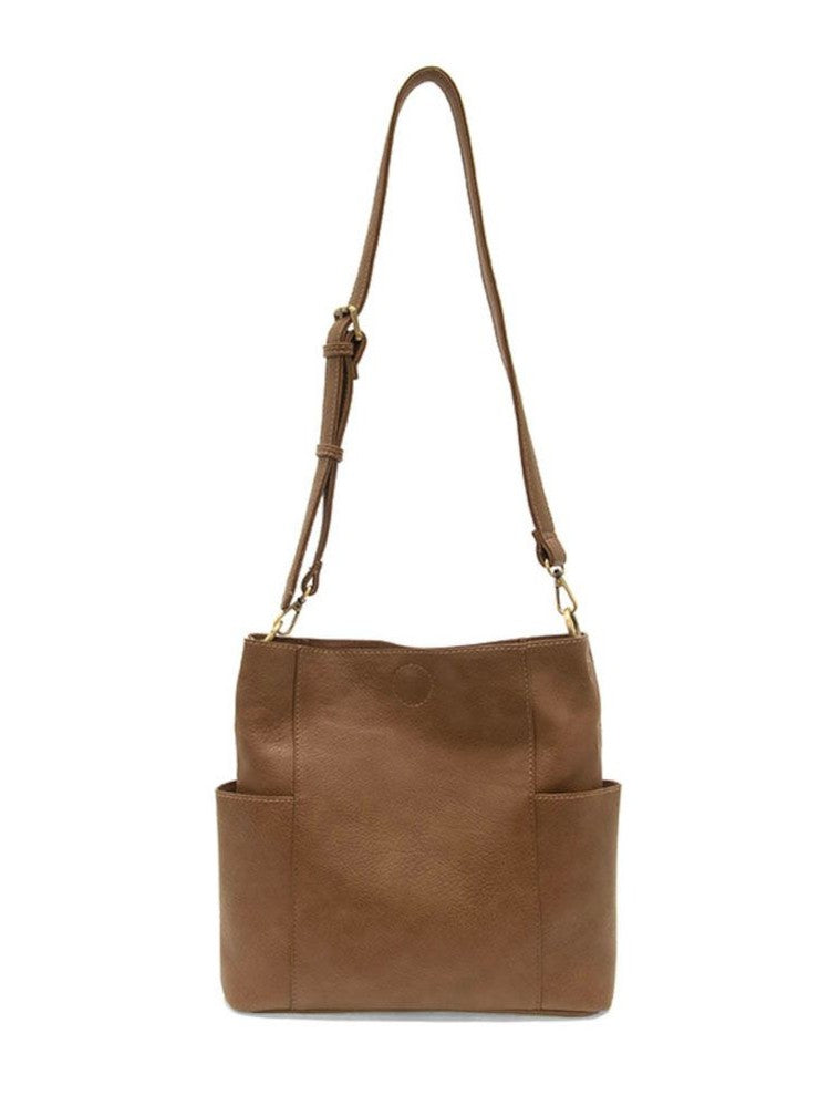 Kayleigh Side Pocket Bucket Bag  L8089-63 Fawn 