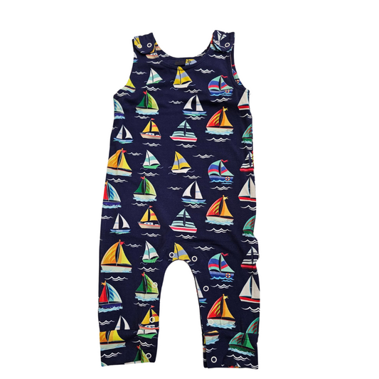 Jumper  Happy Sailing  Soft Bamboo Navy with colors Toddler 