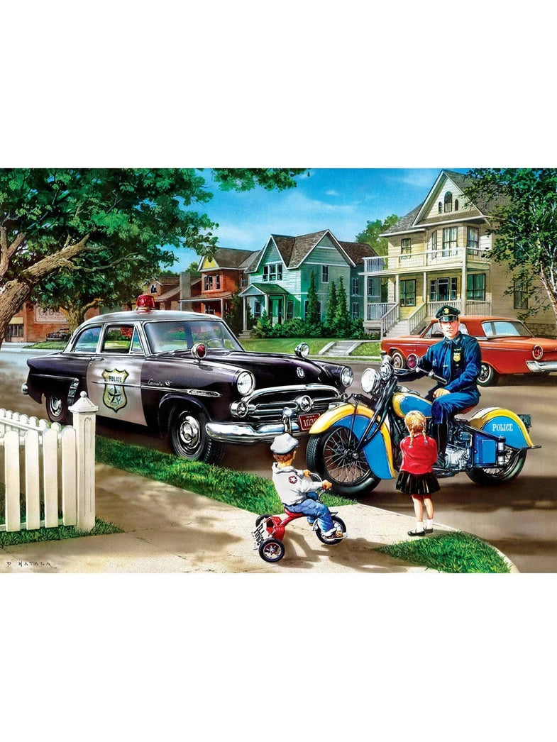 Puzzle 1000 Pc Home Town Heroes Neighborhood Patrol 71738 