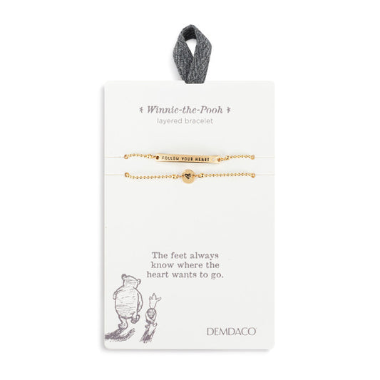 Bracelet Layered Follow Your Heart Winnie The Pooh 1008180028 