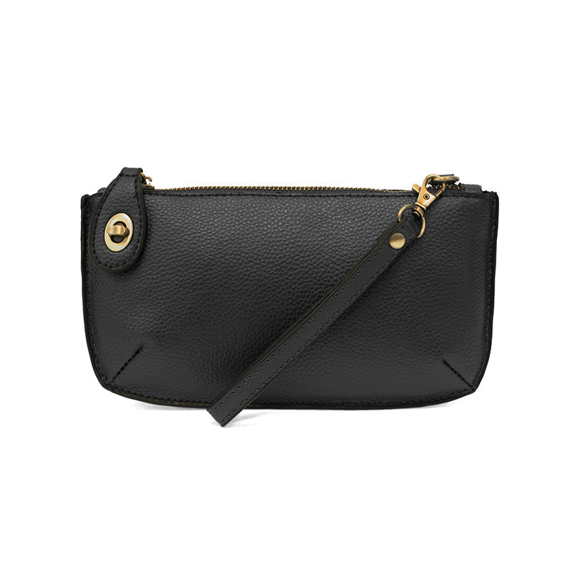 Mini Crossbody Wristlet Clutch Black Women's  L8000 