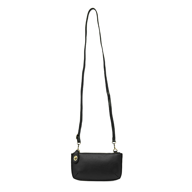 Mini Crossbody Wristlet Clutch Black Women's  L8000 