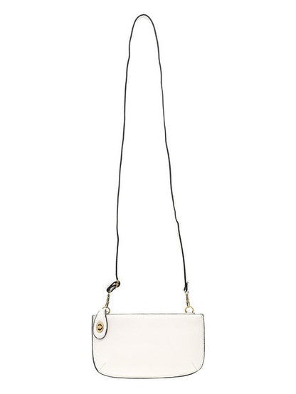 L8000-01 Women's Mini Crossbody Wristlet Clutch White Bag 