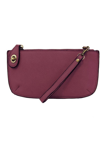 L8000-047 Women's Mini Crossbody Wristlet Clutch Mulberry  Bag 