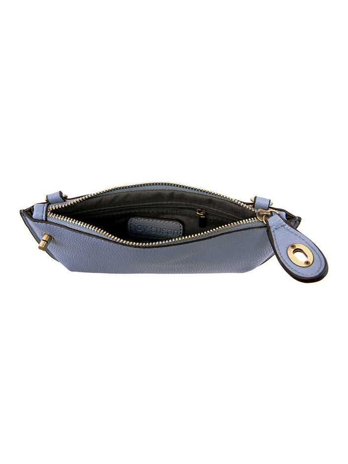 L8000-07 Women's Mini Crossbody Wristlet Clutch Periwinkle  Bag 