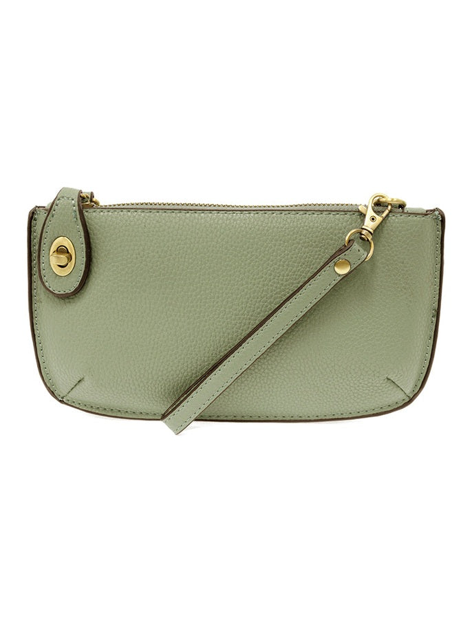 L8000-72 Women's-Mini Crossbody Wristlet Clutch  Bag Sage 
