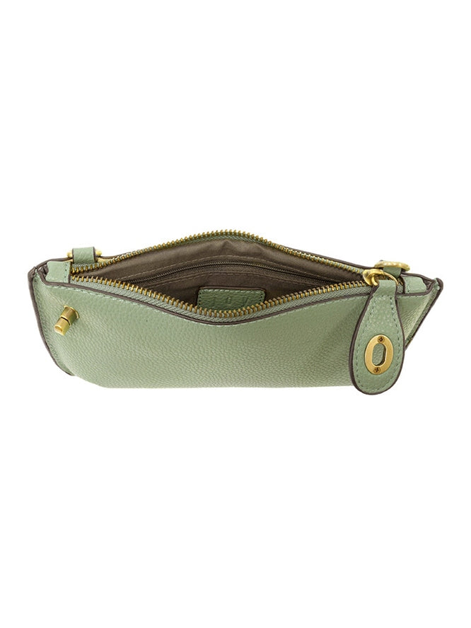 L8000-72 Women's-Mini Crossbody Wristlet Clutch  Bag Sage 