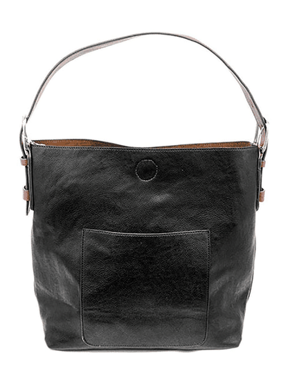 Classic Hobo Bag Coffee Handle Black Cedar&nbsp;L8008-00