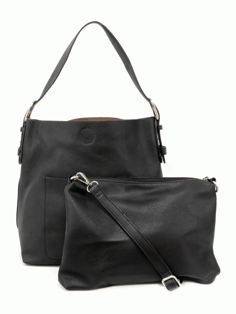 Clementine Hobo Bag - L8008-000 Women's Black 