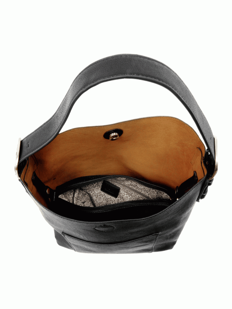 Clementine Hobo Bag - L8008-000 Women's Black 