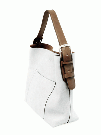 Clementine Hobo Bag - L8008-01 - Women's   WHITE 