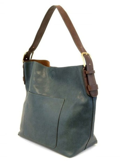 Clementine Hobo Bag L8008-67 Women's Dark Teal/Brown 