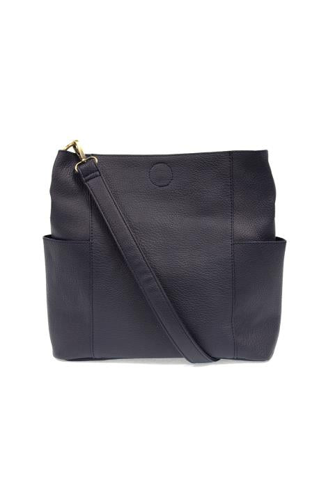 Kayleigh Side Pocket Bucket Bag W Insert Navy&nbsp; L8089-07