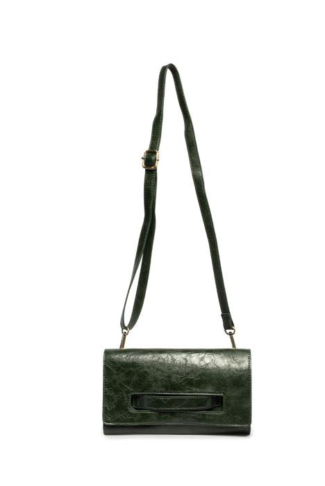 Clutch/Crossbody Caterina Handle Deep Forest Green&nbsp; &nbsp;Women's L8305-23