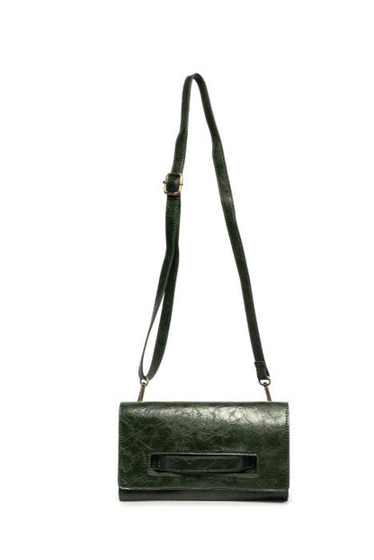 Clutch/Crossbody Caterina Handle Deep Forest Green&nbsp; &nbsp;Women's L8305-23