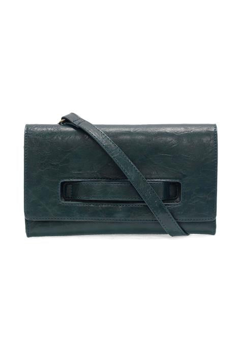 Clutch/Crossbody Caterina Handle Dark Teal   Women's L8305-67