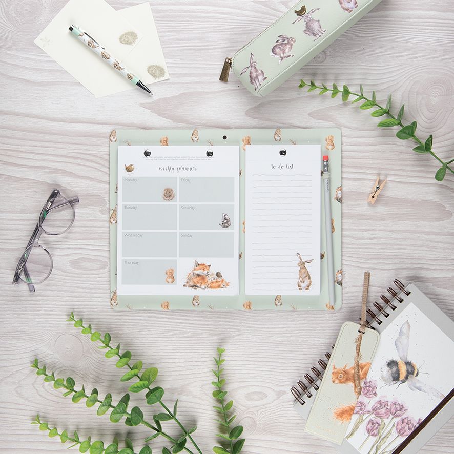 Weekly Planner with To Do List - Green Fox Forest - PLAN002 