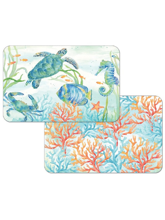 Reversible Placemat 11x17" Sea Life Serenade 174-0003