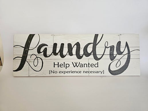 Wood Decor - Laundry help Wanted 