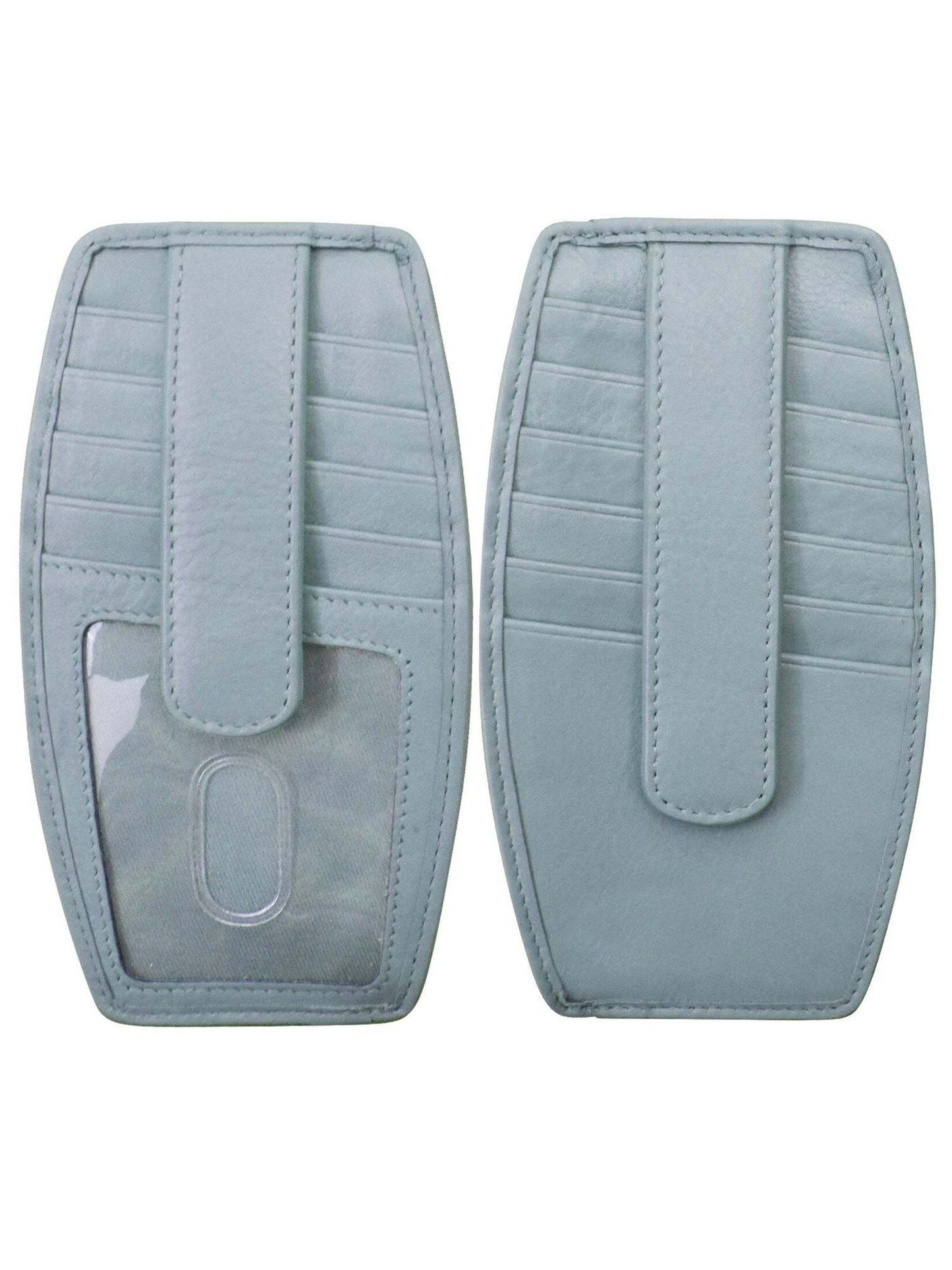 Credit Card Holder Double Sided Chambray&nbsp; Leather RFID Blocking&nbsp; 7804