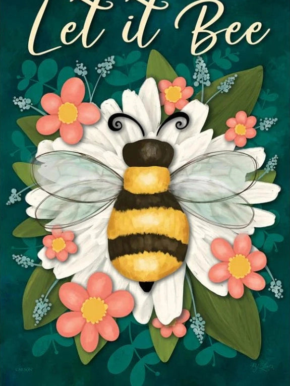 Garden Flag Double Sided Let It Bee 53812