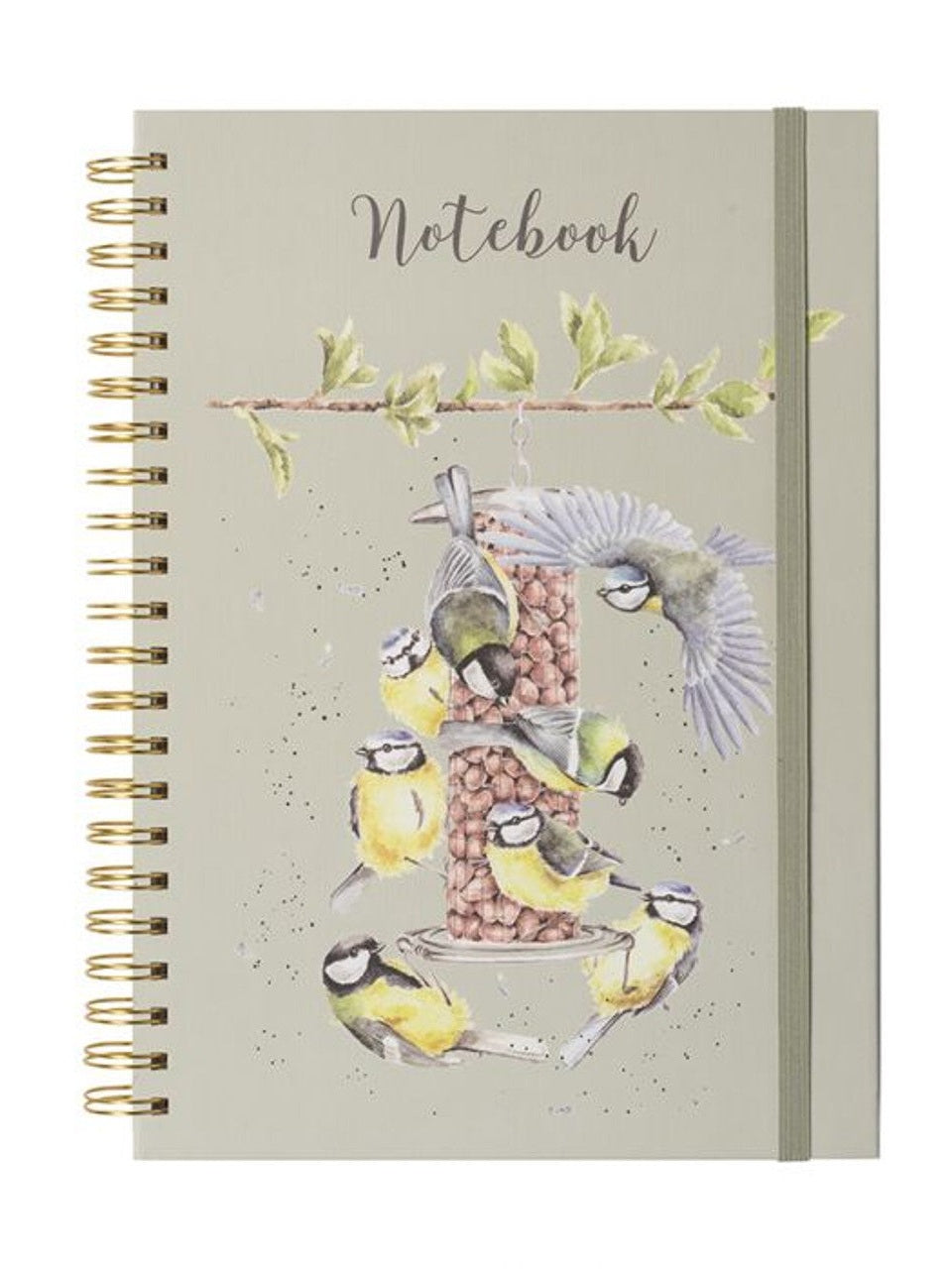 Spiral Notebook Bon Appetit Bird Green Lhb014 
