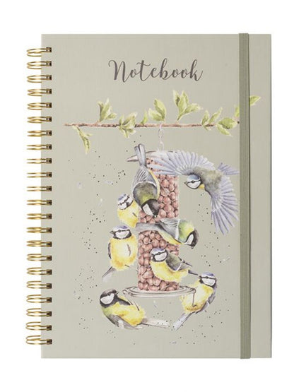 Spiral Notebook Bon Appetit Bird Green Lhb014 