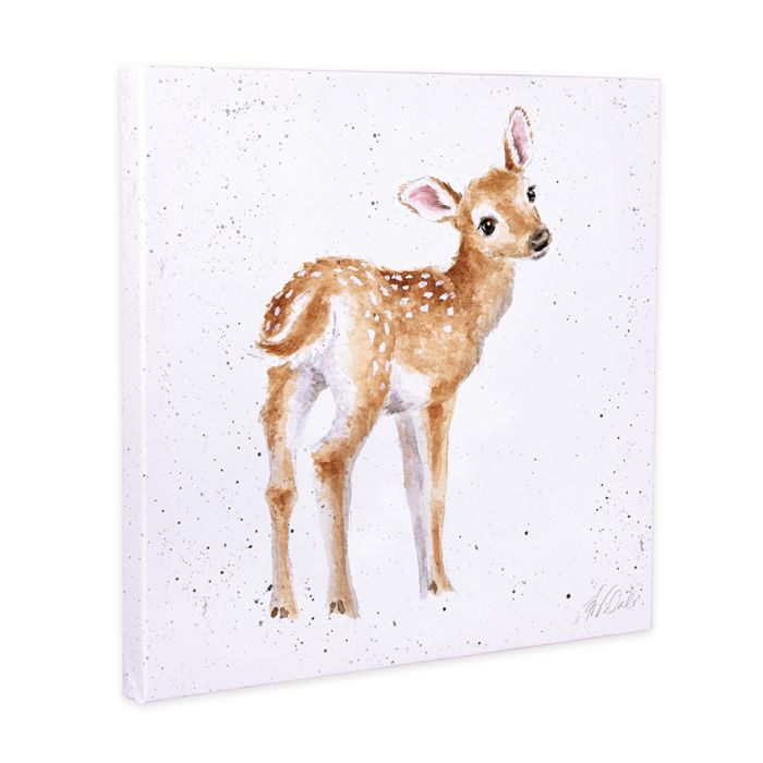 Wrendale Canvas Art  Ltw-Cans001 8x8" Loved Dearly Fawn 