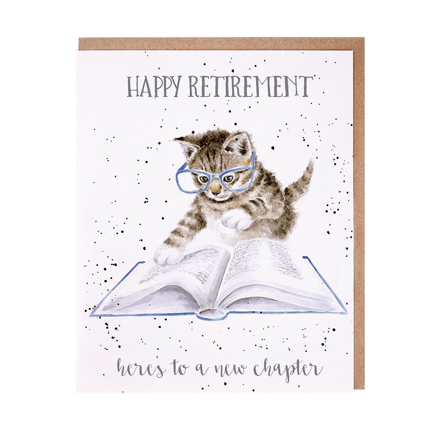 Card -  AOC193 - Happy Retirement - Cat 