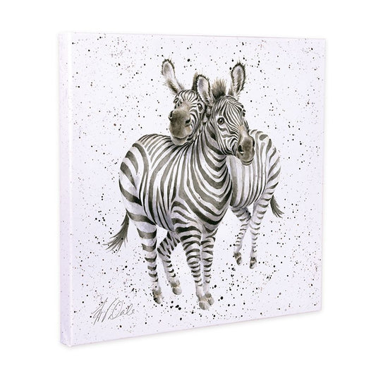 Wrendale Canvas Art PAC020 Zebras 